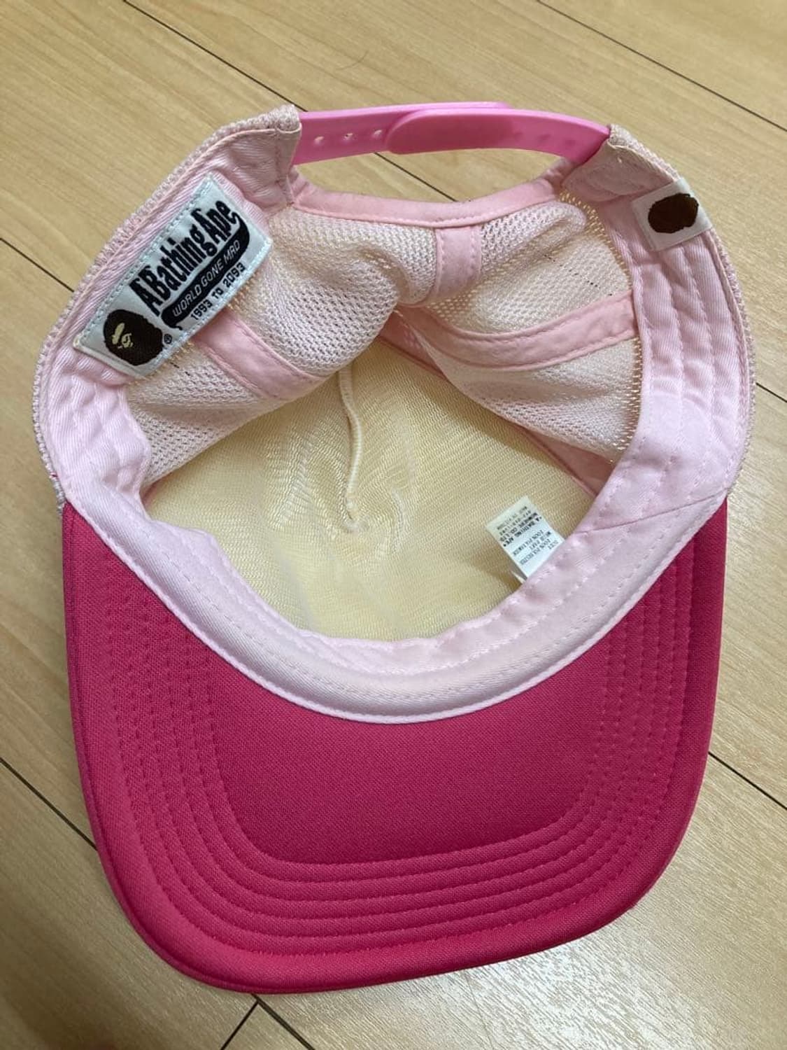 베이프 스타 메쉬 캡 핑크 상품이미지5