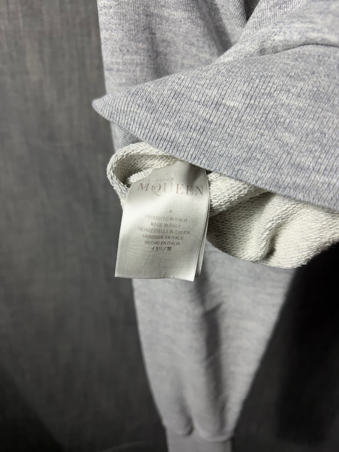 알렉산더 맥퀸 사선 비대칭 후드집업 상품이미지7