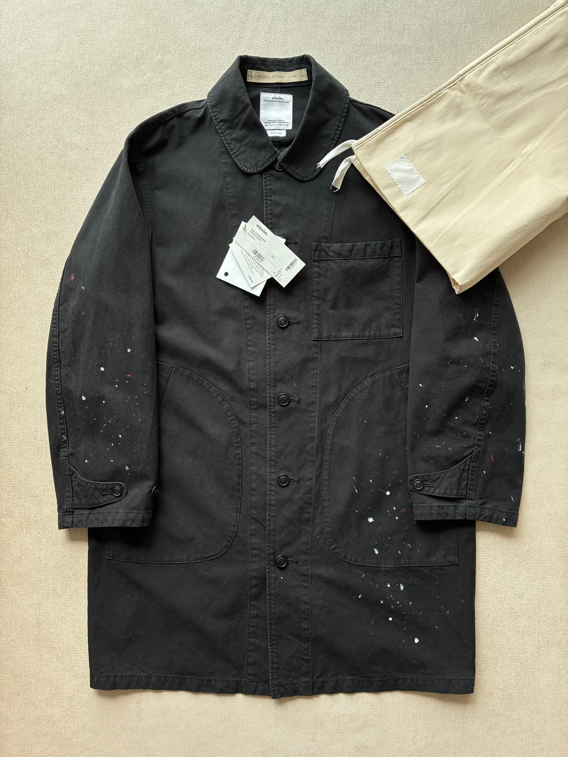 비즈빔 23AW pointer coat 블랙 1사이즈 상품이미지1