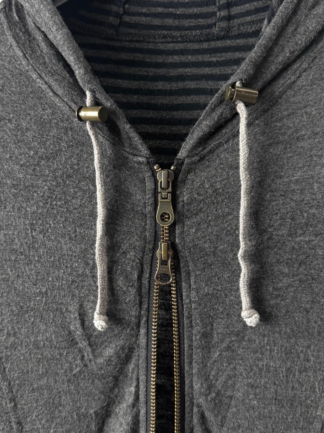 Oe-ro:z 투웨이 레이어드 후드 집업 상품이미지3