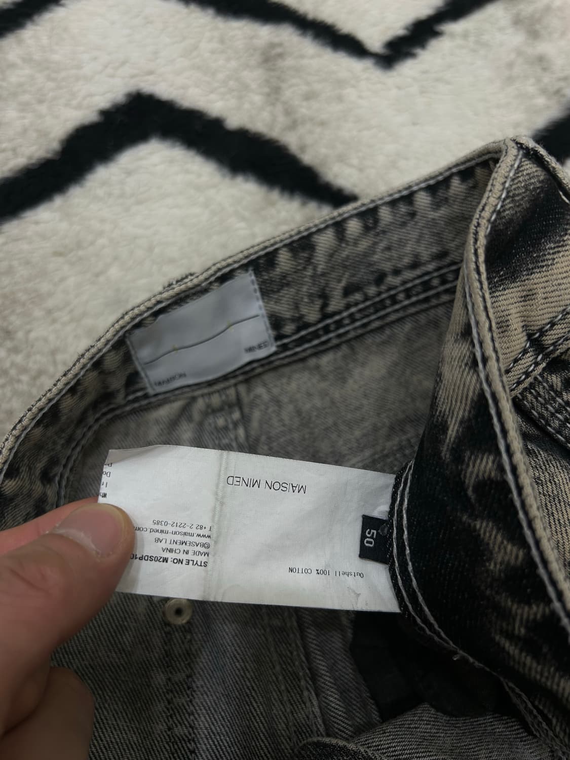 [50]메종미네드 스프레드 케펜더 데님팬츠 상품이미지5