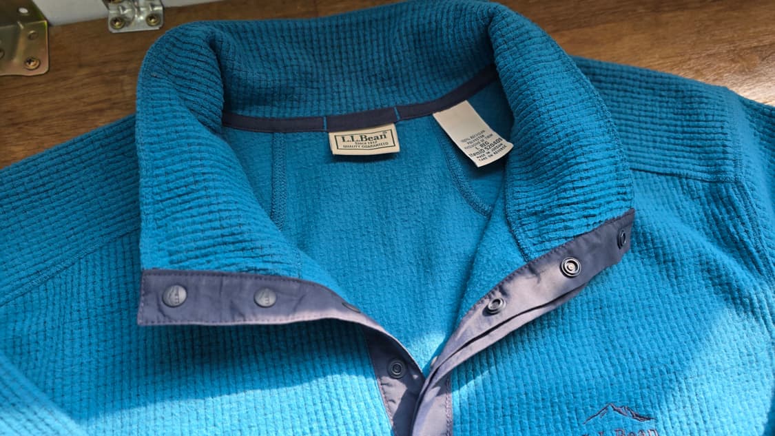 L.L.Bean 엘엘빈 스냅티 신칠라 플리스, 티파니 컬러  상품이미지4