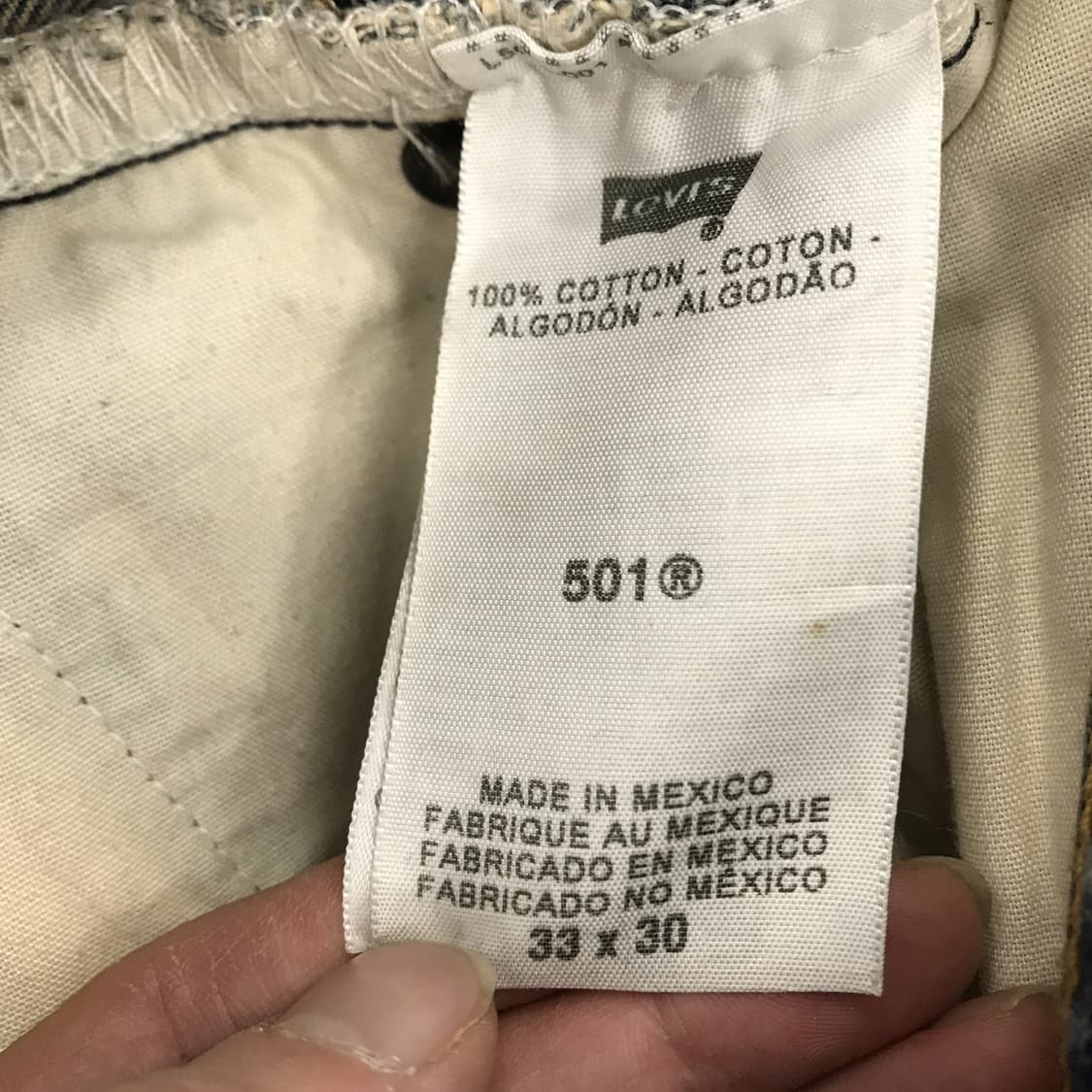 리바이스 00s 멕시코 데님 청바지 [33x30] 상품이미지6
