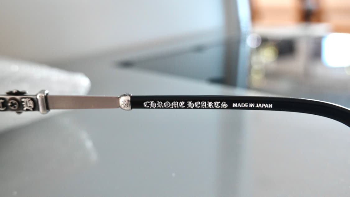 크롬하츠 보넨노이슈어2 블랙/브러쉬드실버 안경 상품이미지9