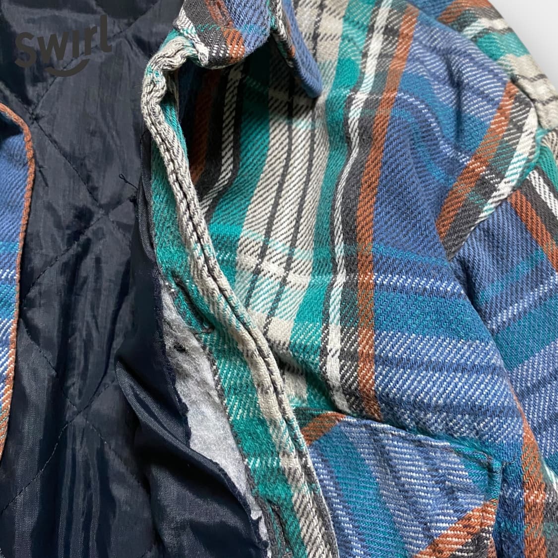 🌊80~90 mightmac quilting flannel shirts 상품이미지9
