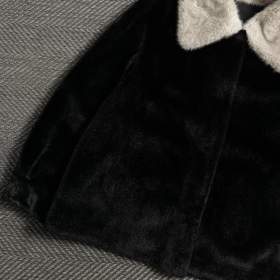 빈티지 아카이브 배색 밍크 퍼 자켓o 4669 상품이미지3