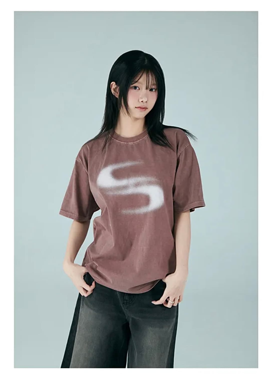 소라노 반소매 티셔츠 더스트핑크 상품이미지2