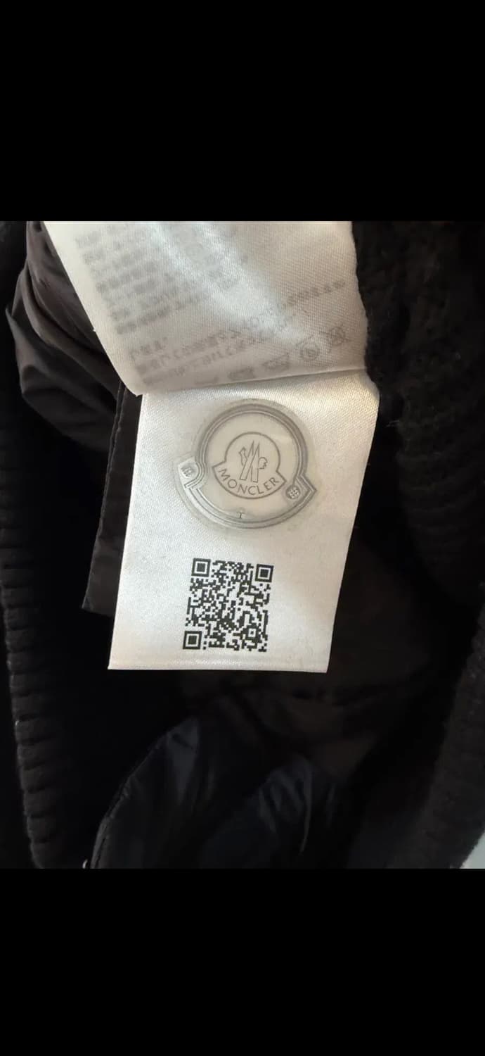 몽클레어 블랙 패딩 니트 가디건 상품이미지7