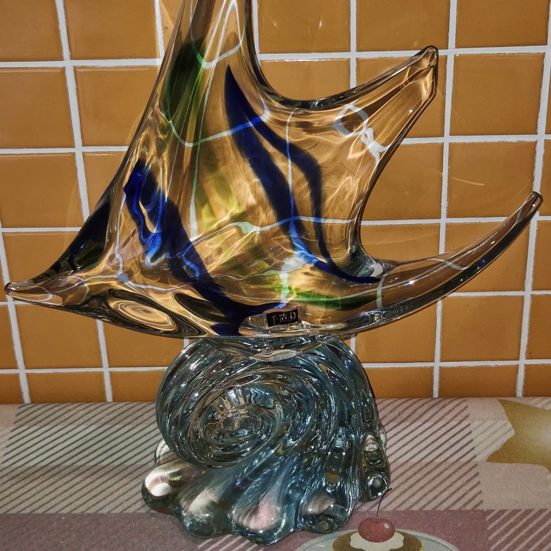 70s 멀티글라스 엔젤피쉬 특대형 오브제 상품이미지5