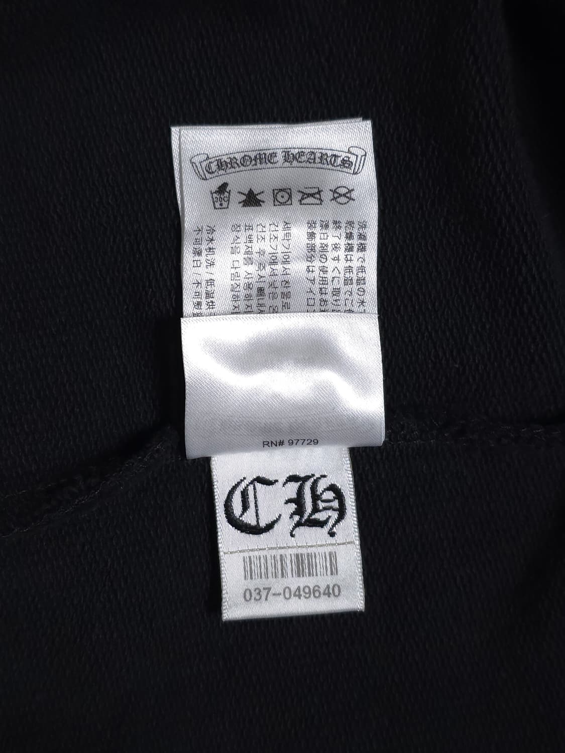 [M] 크롬하츠 세메터리 프린트 풀오버 후드 블랙 상품이미지9