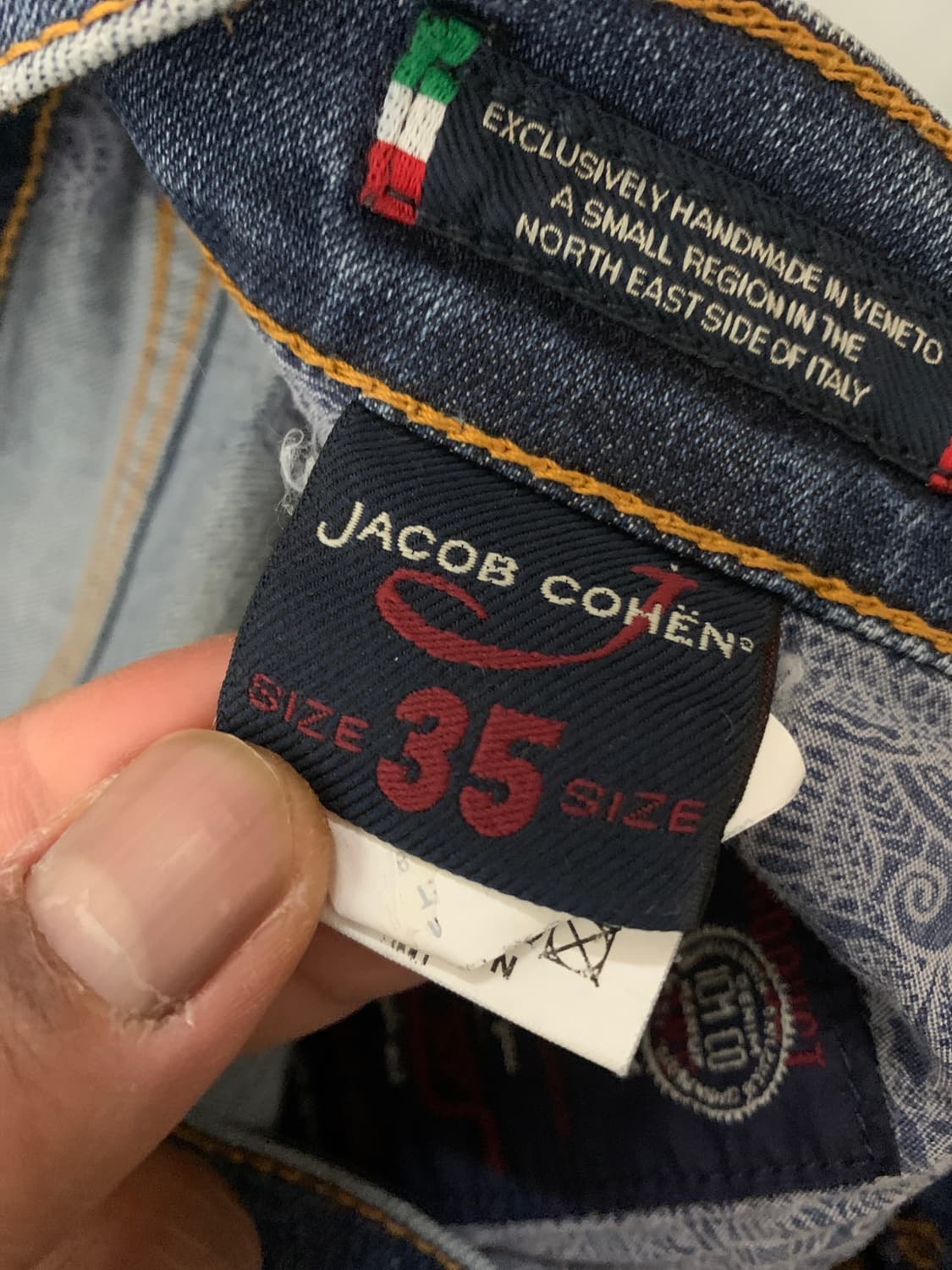 (Jacob Cohen) 야콥코헨 스컬 자수 데님 팬츠 사이즈 35 상품이미지10