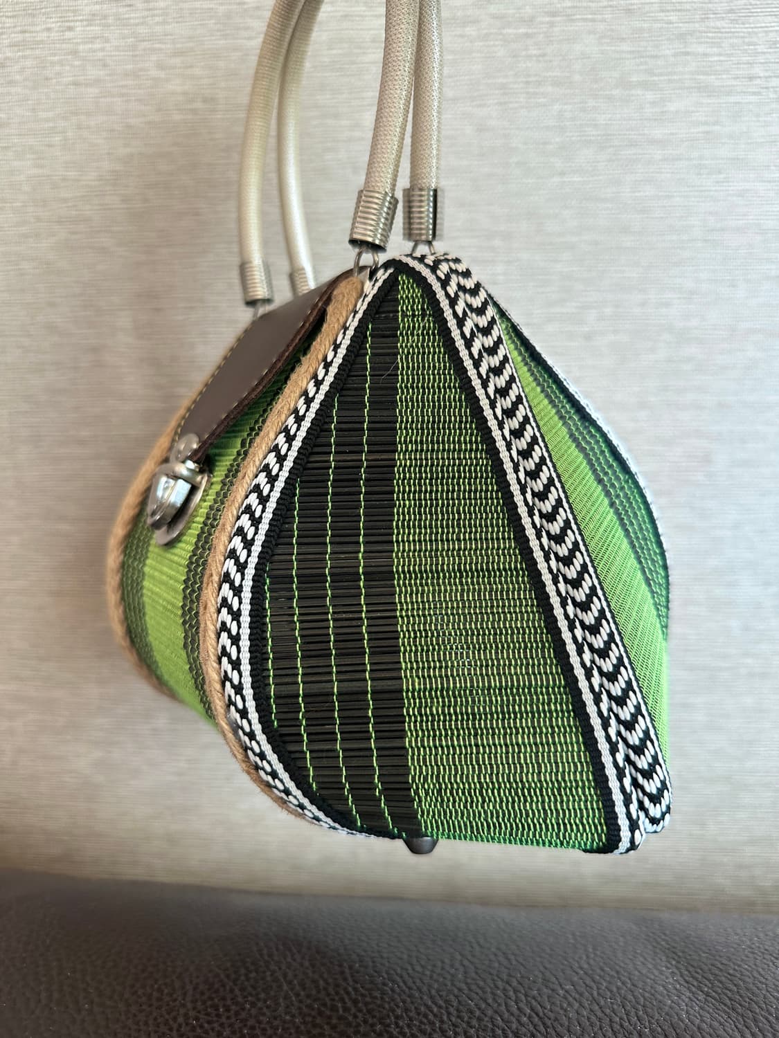 unique rattan handbag 상품이미지2