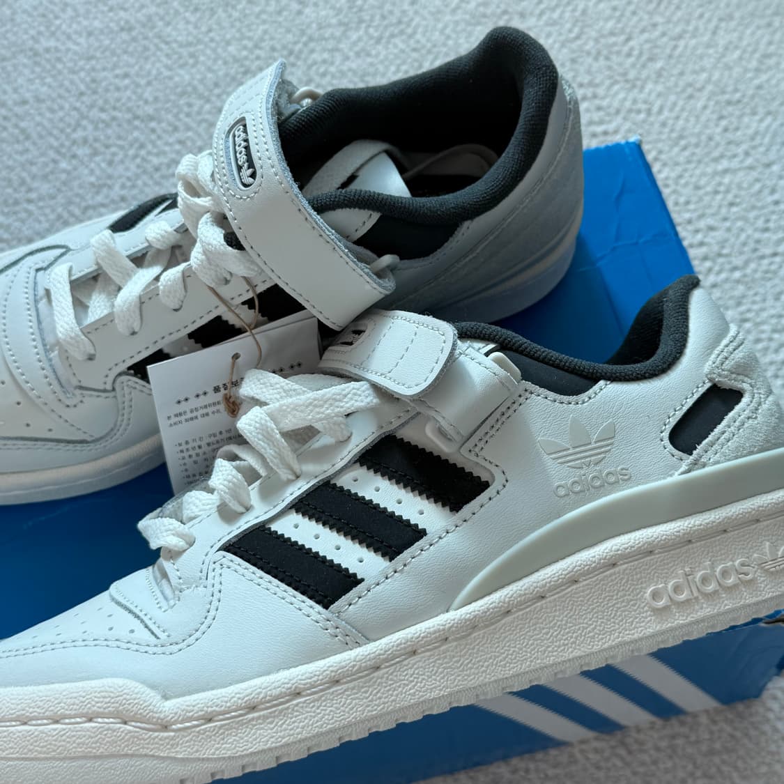 아디다스 포럼로우 화이트 230 235 운동화 스니커즈 forum low 상품이미지2