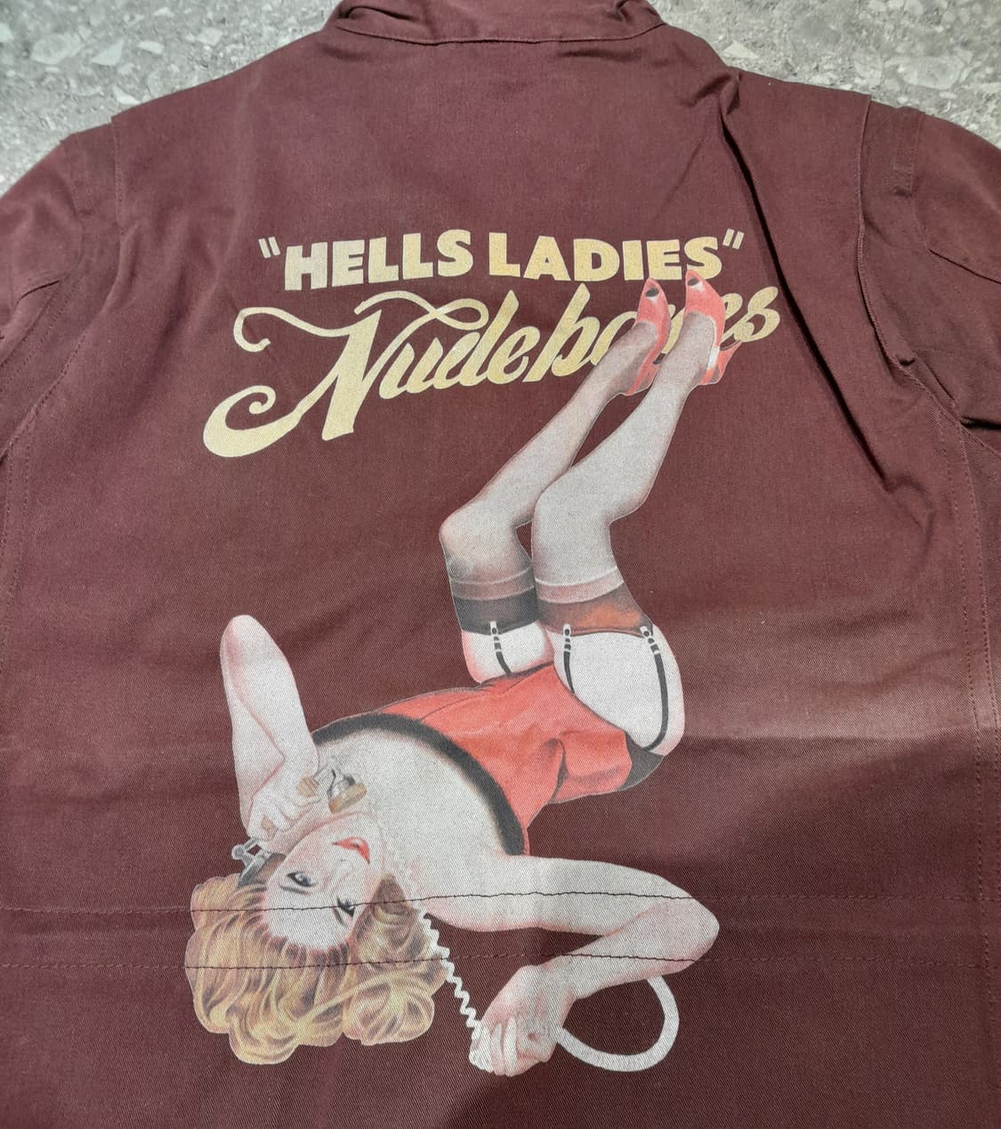 💥(새상품) 누드본즈 M65 베이스 핀업걸 자켓 (L) 상품이미지7