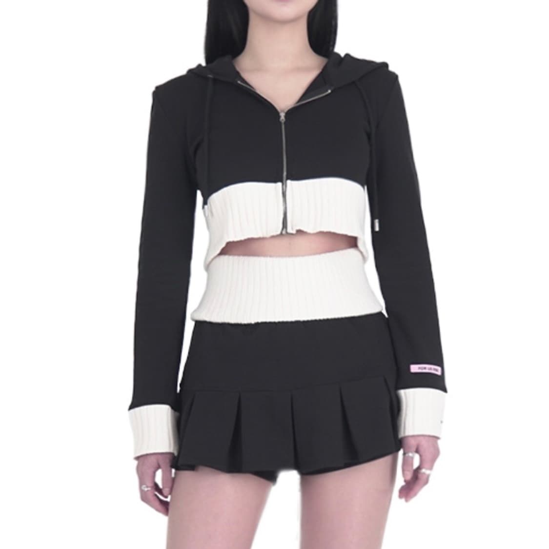 포어링 플리츠 미니스커트 상품이미지5