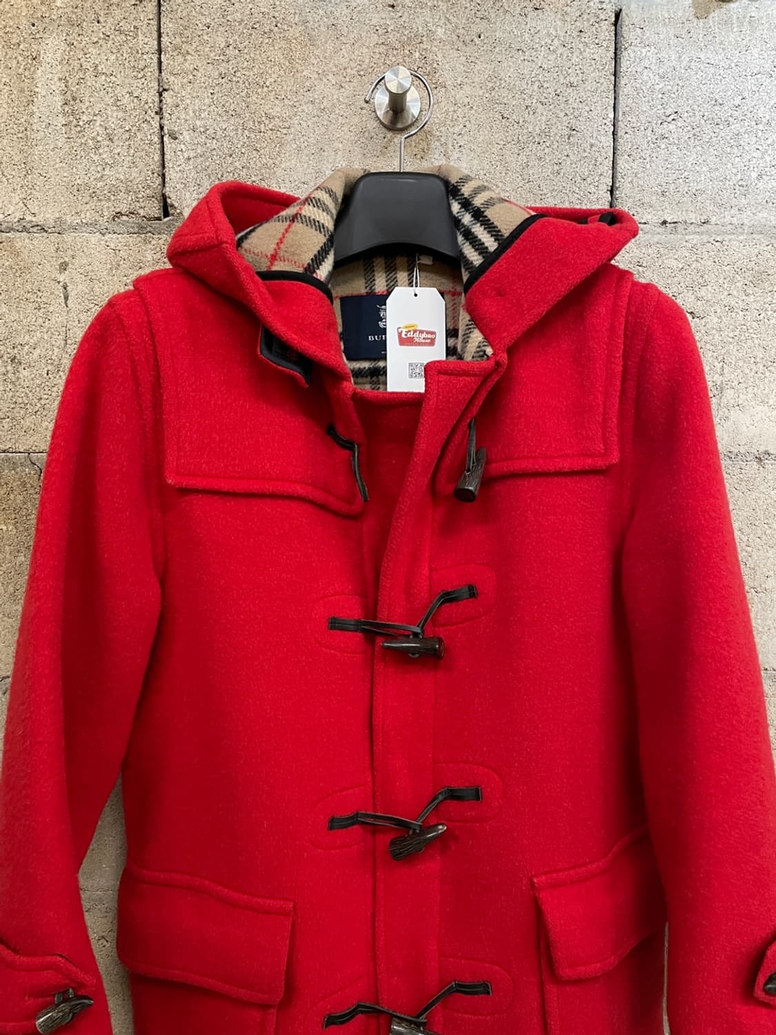 버버리 런던 레드 더플 코트  상품이미지2