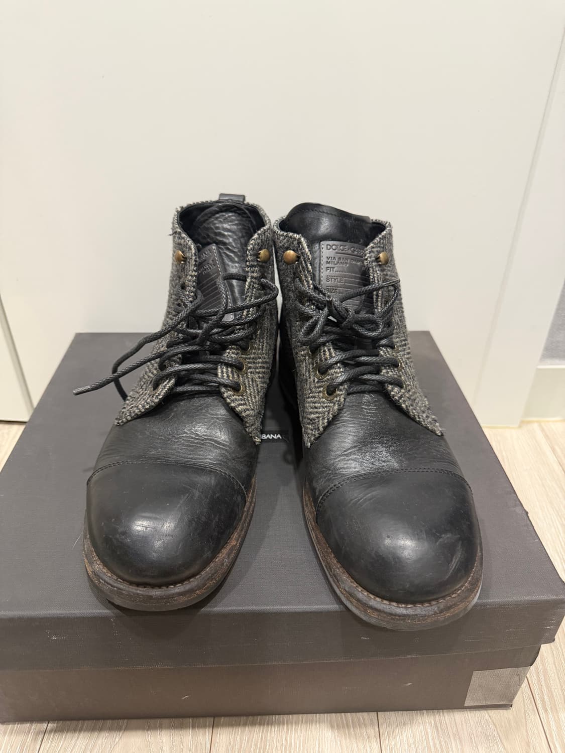 돌체앤가바나 빈티지 헤링본 부츠  상품이미지2