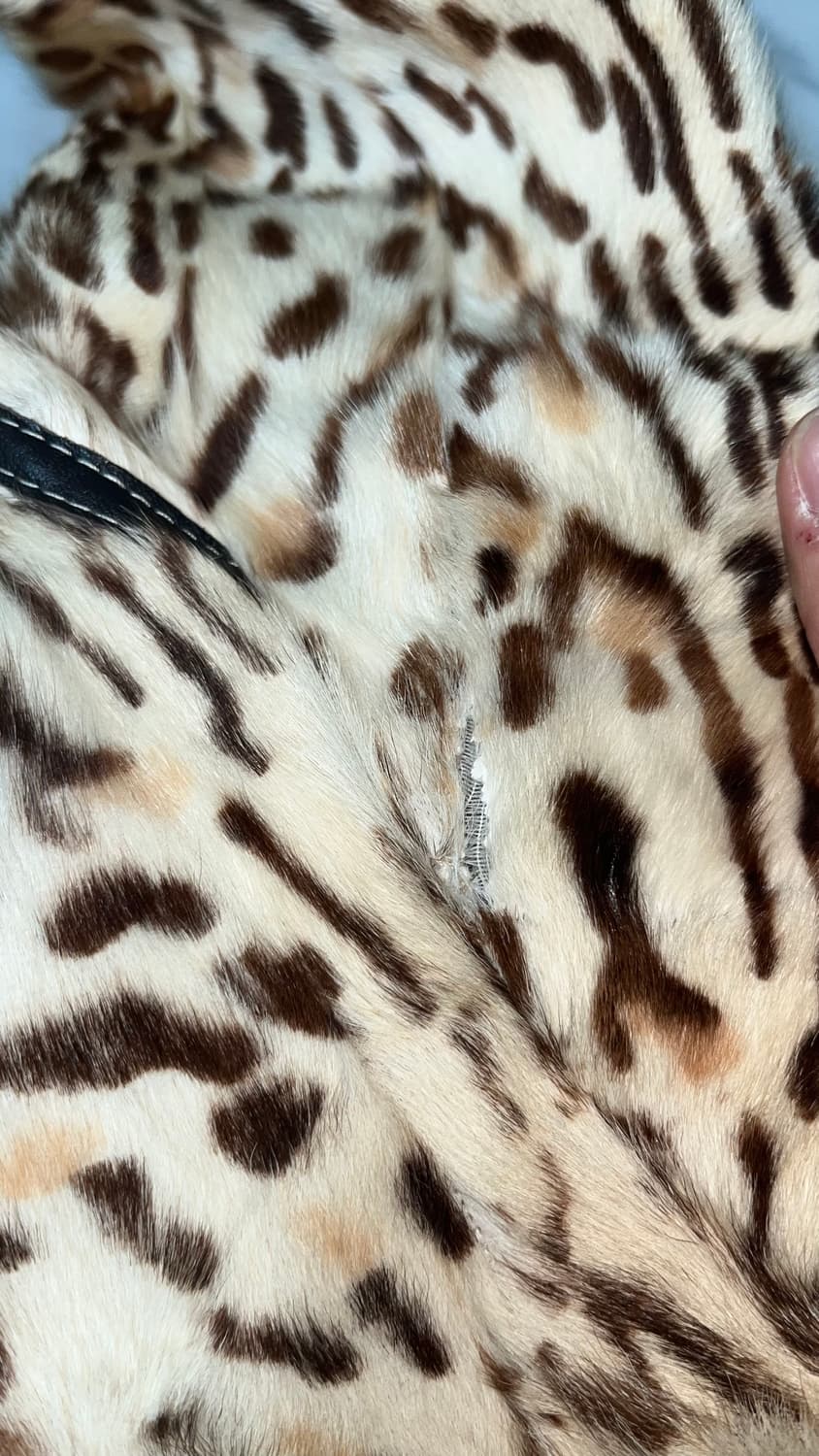 웨스턴 글램 후크 여우털 퍼자켓 상품이미지7