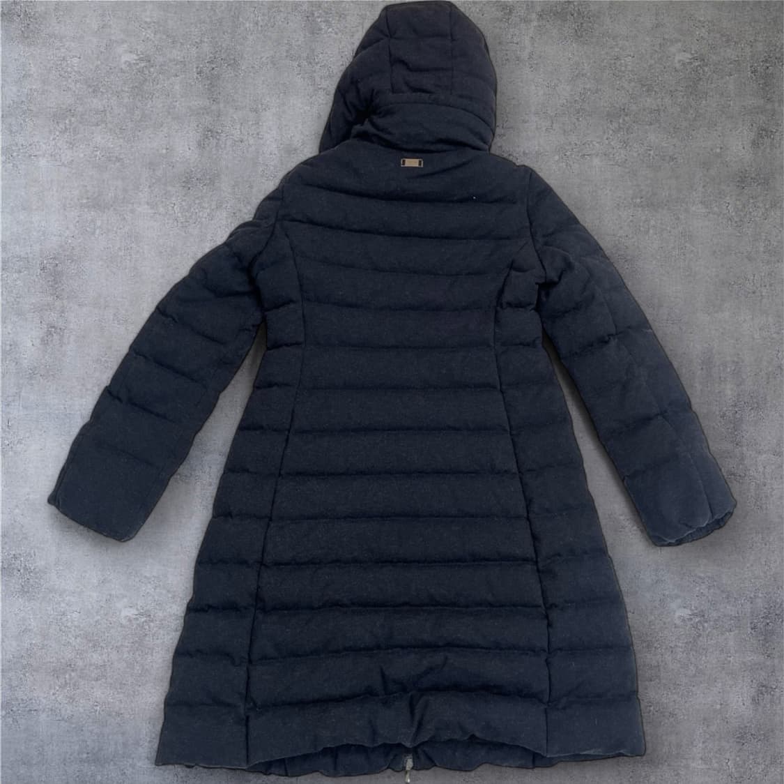 아르마니 꼴레지오니  딥네이비 구스다운  롱패딩 롱다운코트 42 상품이미지8
