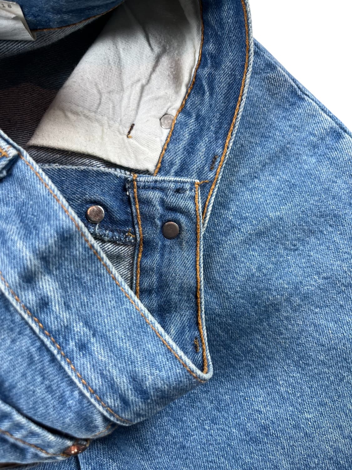 90s usa made Levi's 17501 연청 데님팬츠 상품이미지3