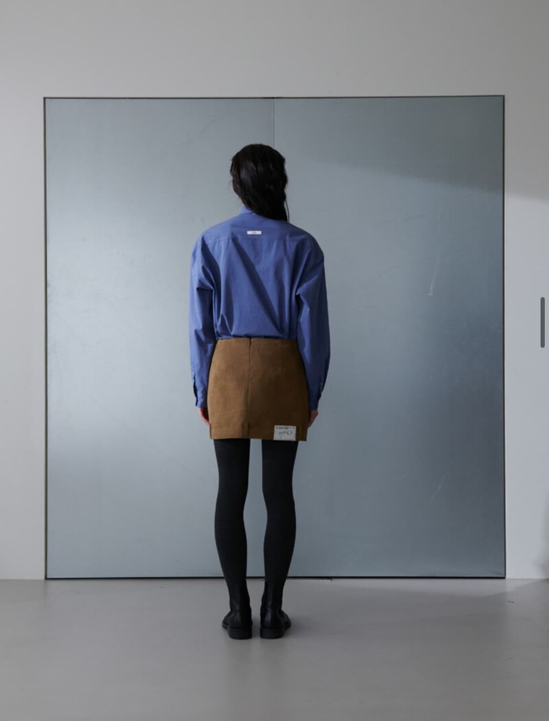 오데스 Ordes 더블 버튼 셔츠 블루 상품이미지9