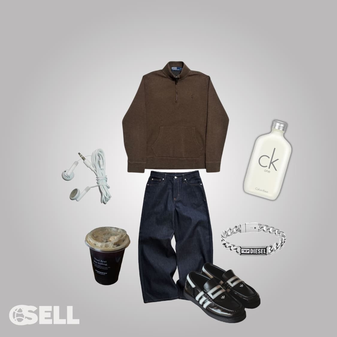 폴포 브라운 반집업 상품이미지2