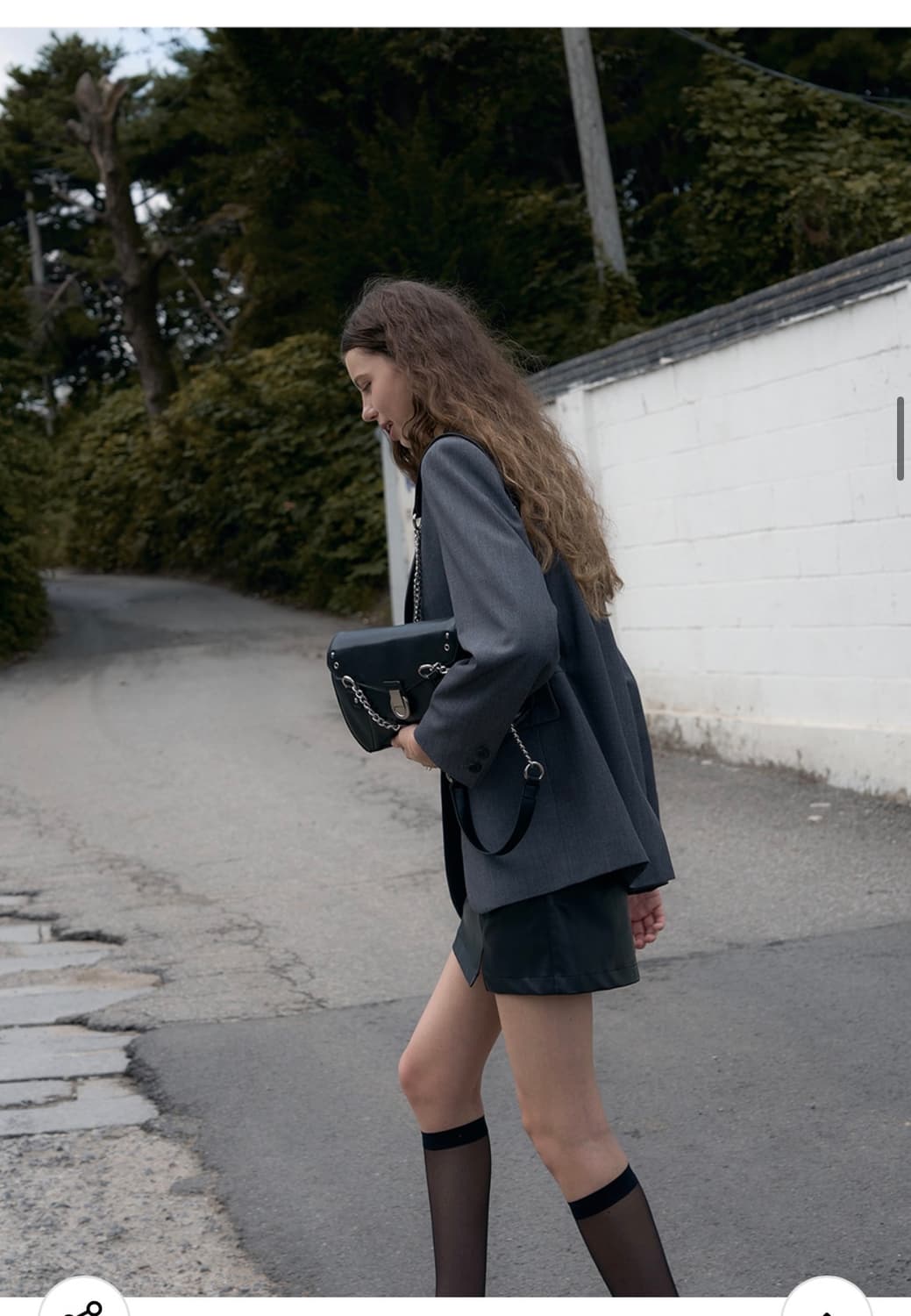 (새상품)(M) 레더리 어반 베이직 싱글 블레이저 [GREY] 판매 상품이미지9