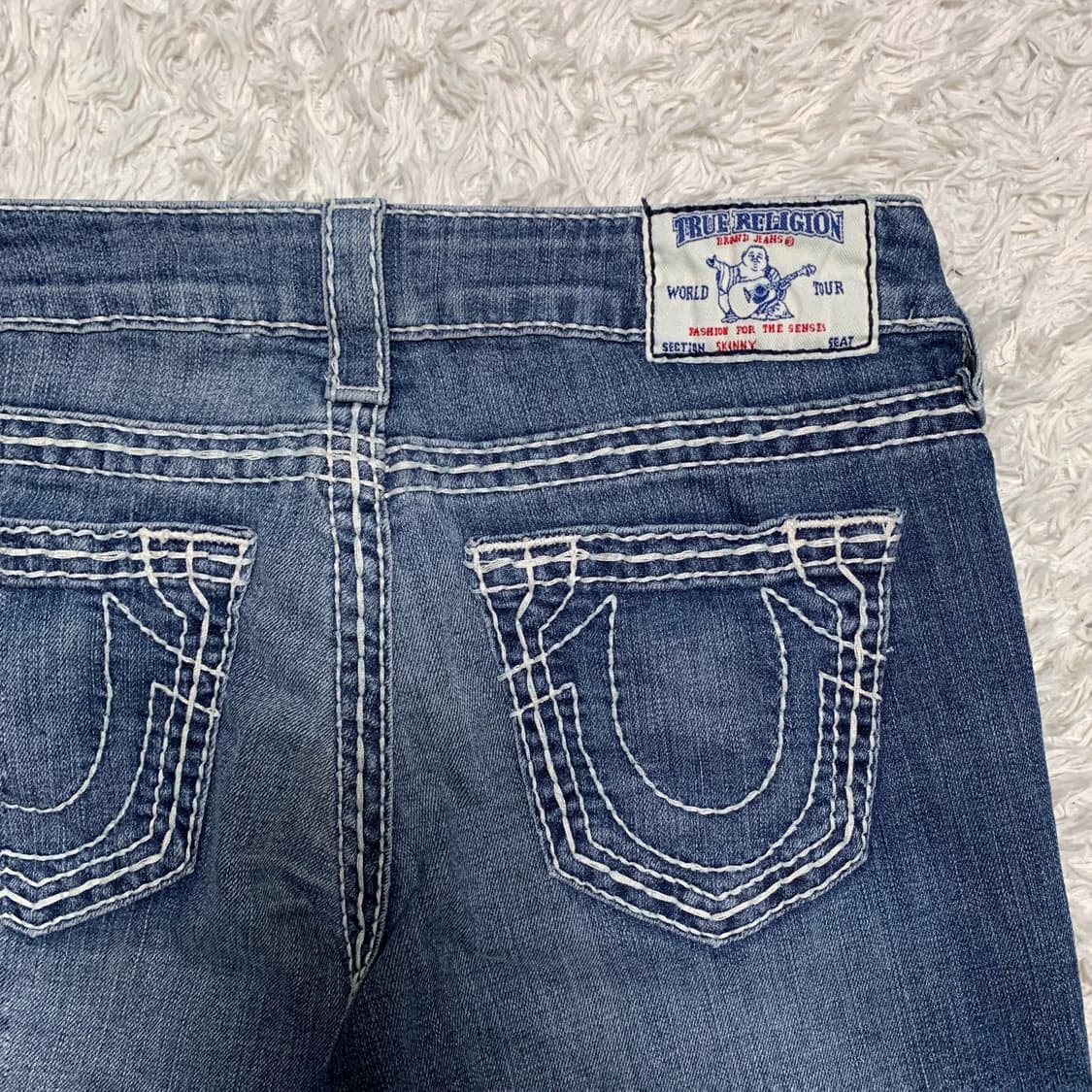 [표기 26] 트루릴리젼 스키니 로우라이즈 데님팬츠 상품이미지1