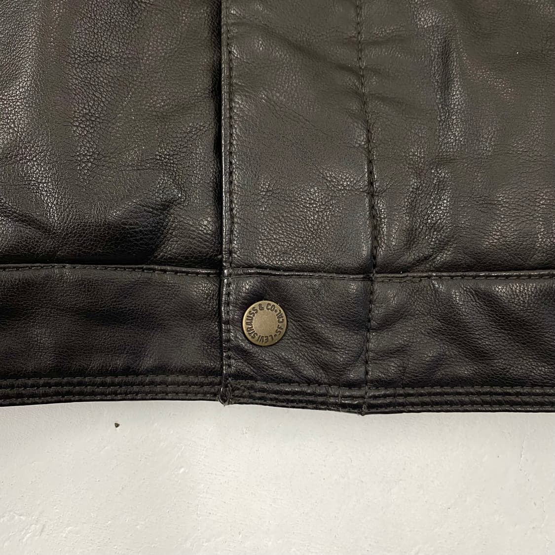 리바이스 레드 탭 블랙 레더 덱 자켓 (95) 상품이미지7