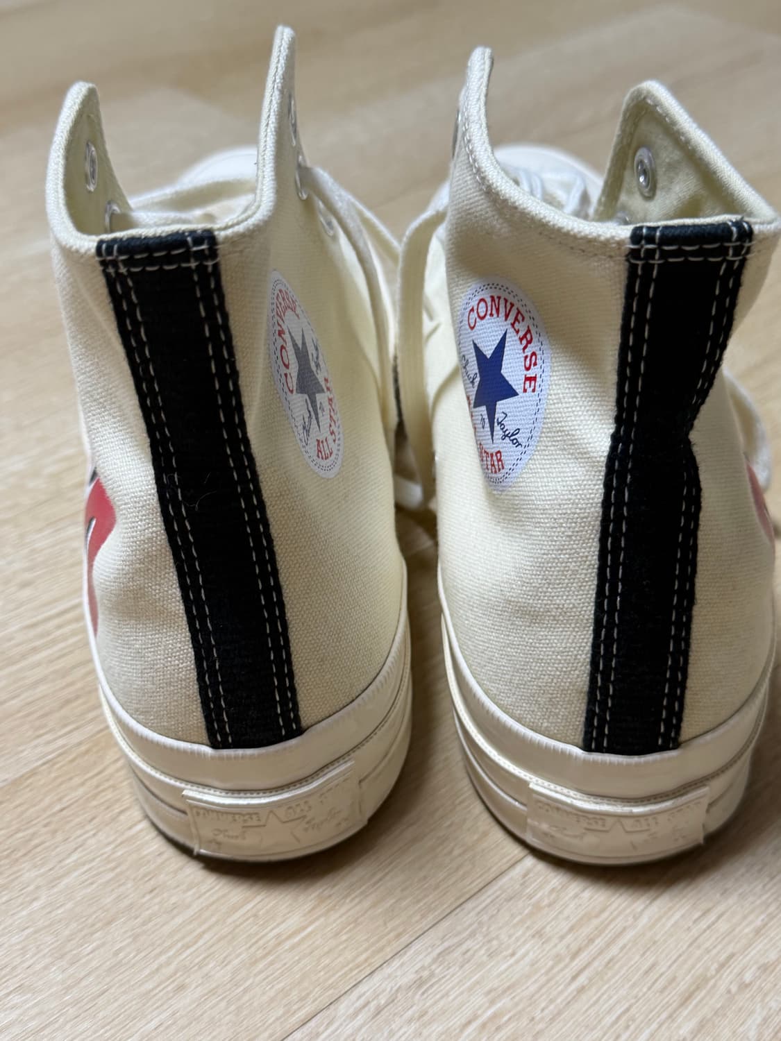 꼼데가르송 컨버스 하이 화이트 275 상품이미지6