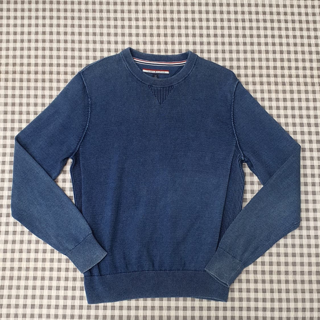 타미힐피거 데님 워시 면니트 남자95 상품이미지1