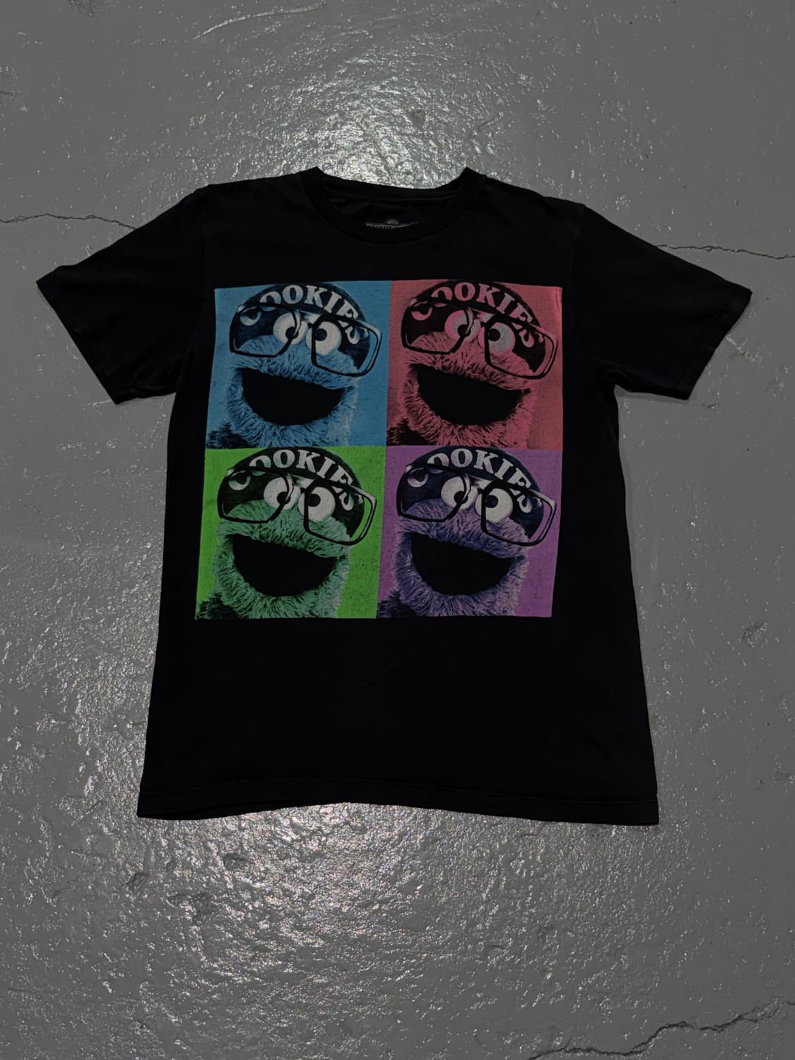 90s Sesame Street Cookie Monster 빈티지 티셔츠 상품이미지1