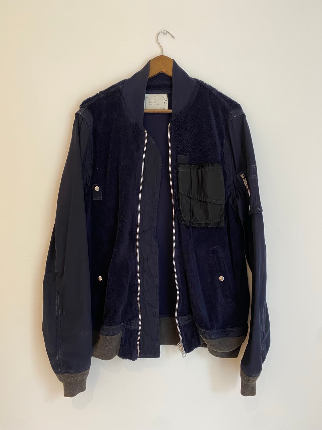 사카이 후리스 봄버자켓 상품이미지1