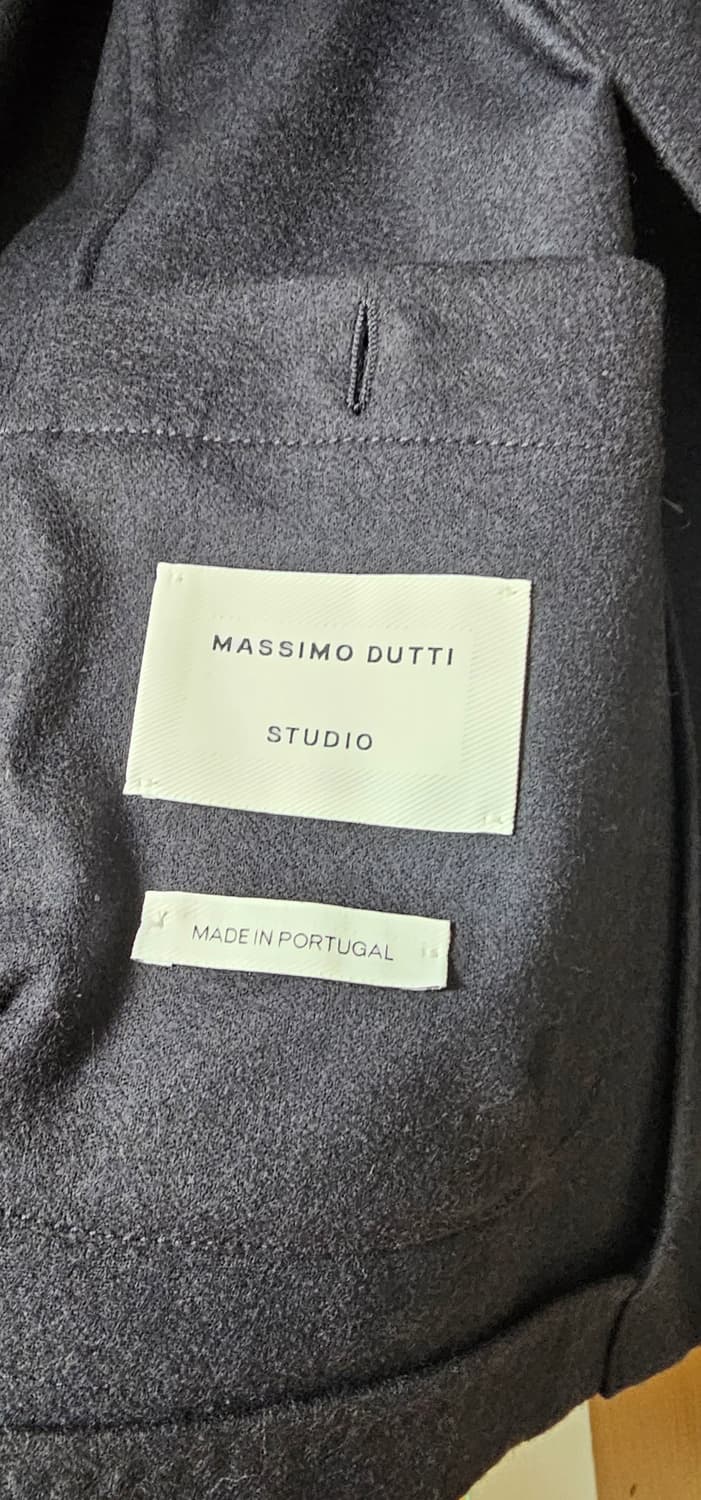 마시모두띠 울 블렌드 플란넬 오버셔츠 L 상품이미지3