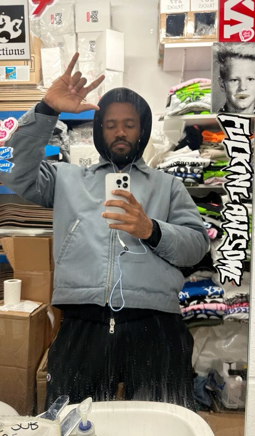 서플라이스리서치 이어폰 프랭크오션착용 surplus research 상품이미지2