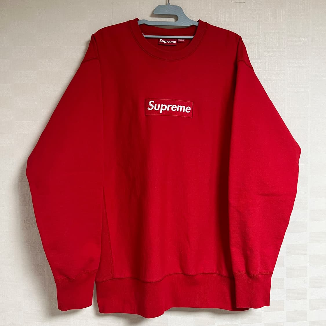 슈프림 OG 레드 박스로고 크루넥 2006 상품이미지2