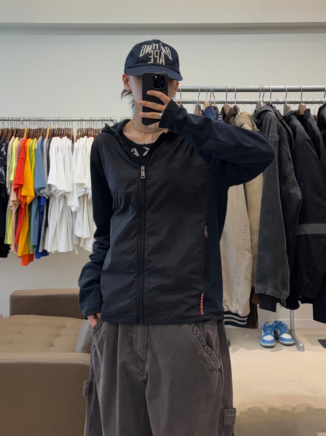 프라다 하이브리드 후드 자켓 상품이미지7