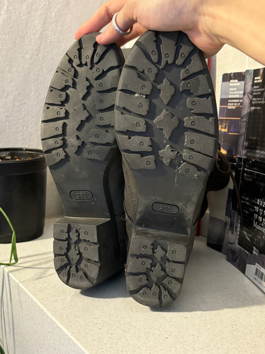 빈티지 레더 앵클부츠 상품이미지6