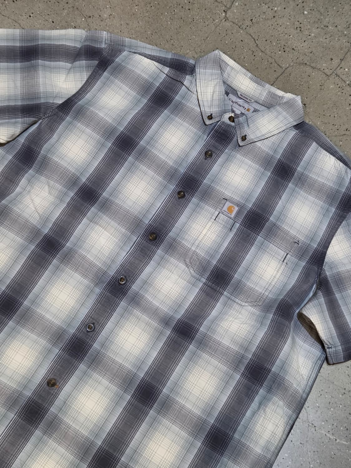 Carhartt 칼하트 체크반팔셔츠 상품이미지1