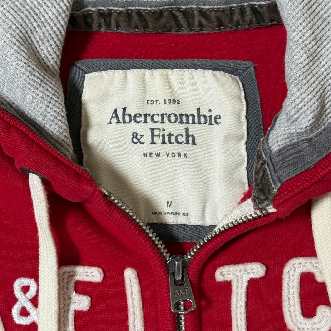 아베크롬비 후드 집업 M 상품이미지4