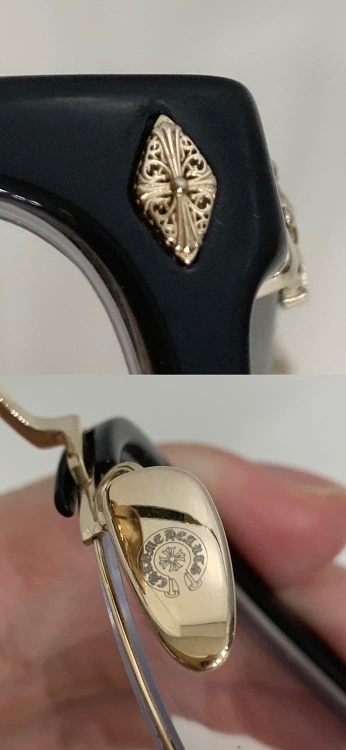 크롬하츠 에바질리스트 블랙&골드 [BK/GP] 안경  상품이미지4