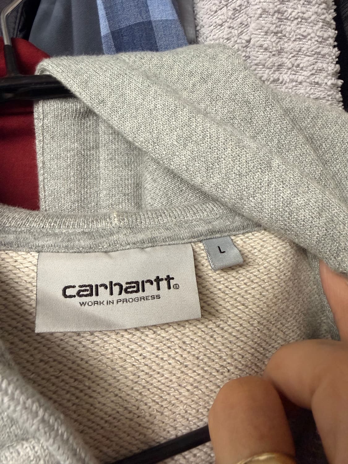 칼하트wip 매디슨 후드집업 L 상품이미지4