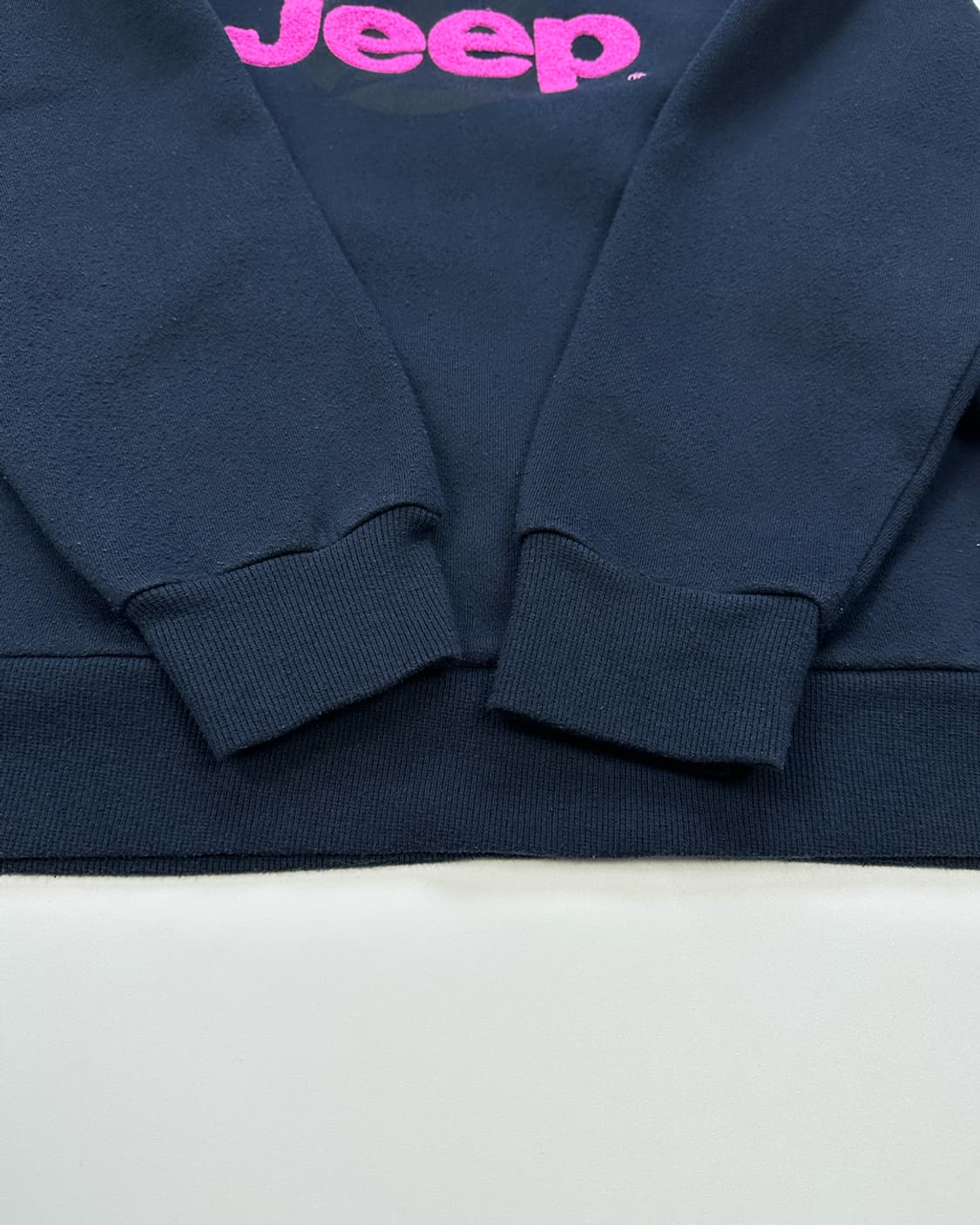 JEEP 기모 맨투맨 네이비 상품이미지3