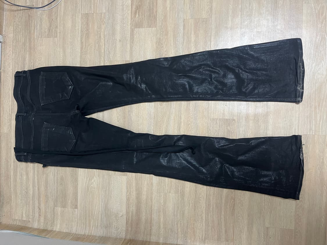 (32) 릭오웬스 다크쉐도우 타이론 부츠컷 글리터 sbf 상품이미지2