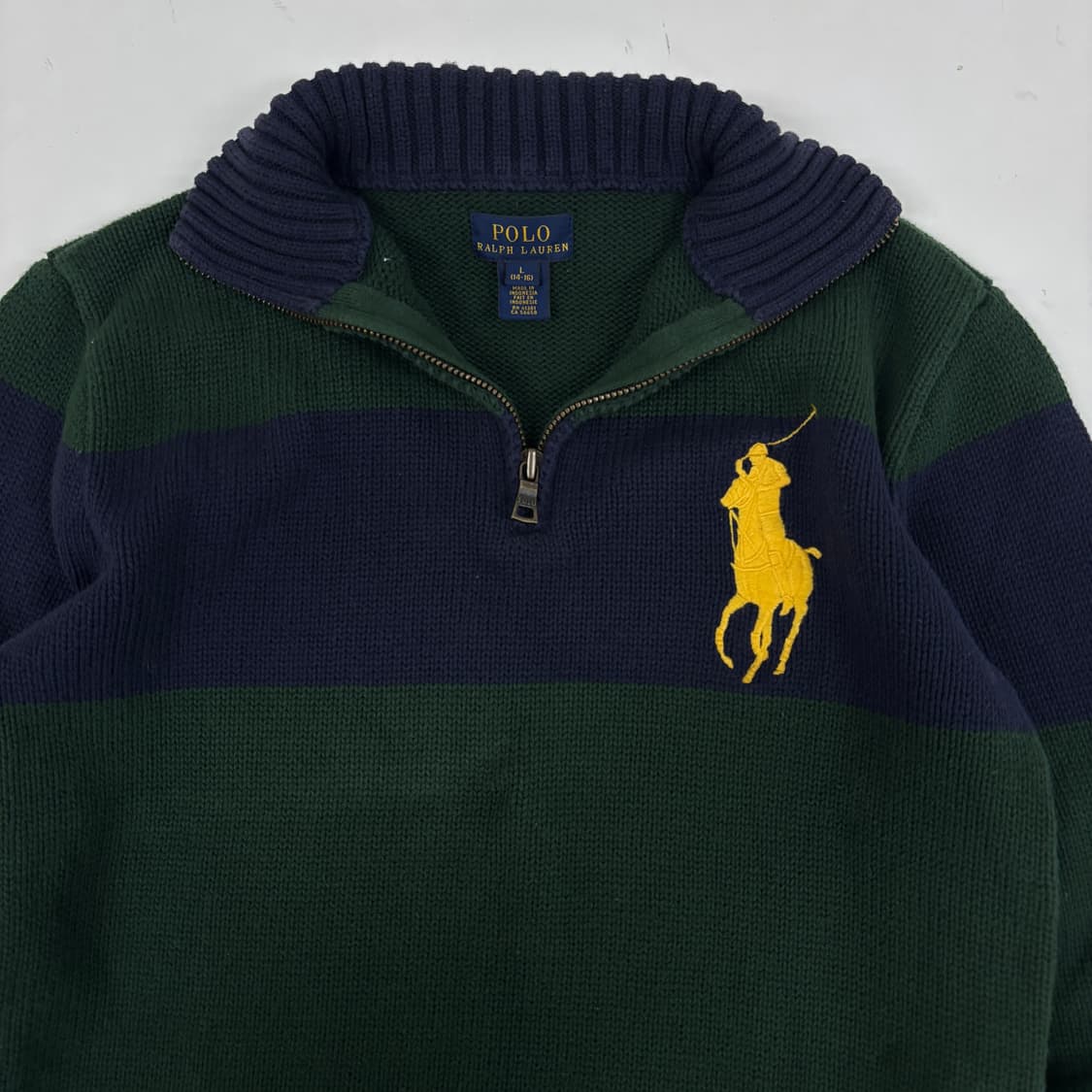 폴로 빅포니 반집업 니트  상품이미지4