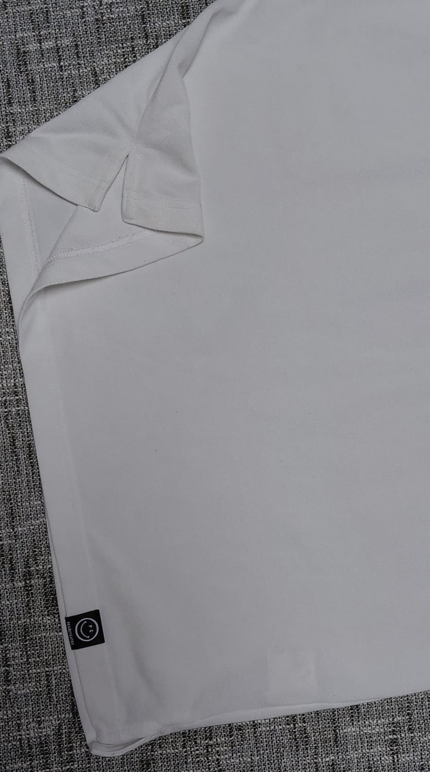 Pearly Gates 와펜 자수 반팔 카라티셔츠 화이트 (L) 상품이미지4