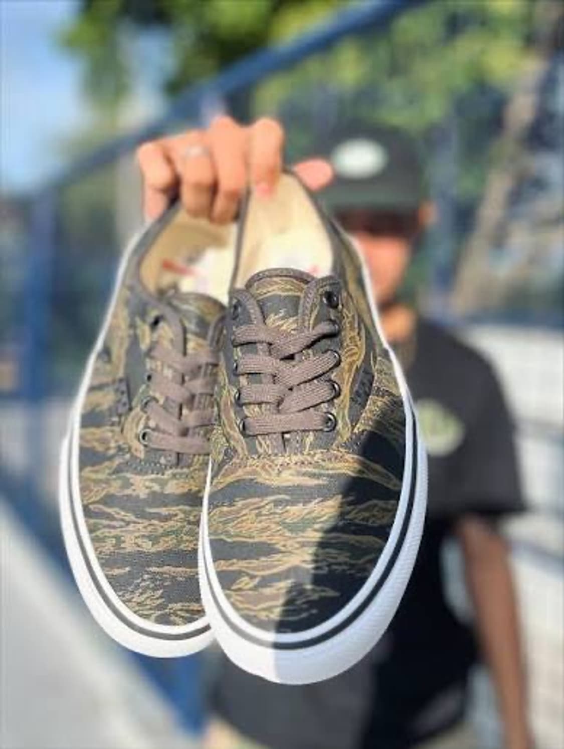 (275)(마지막한점) 반스 스케이트 어센틱 타이거카모 상품이미지1