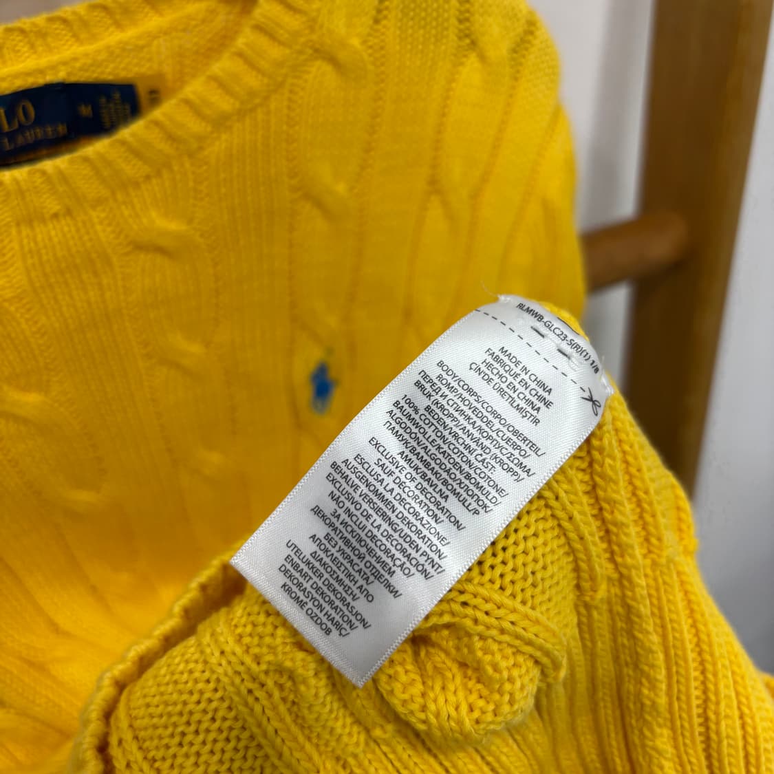 Polo Ralph Lauren 케이블 니트 (큐알인증) 상품이미지7