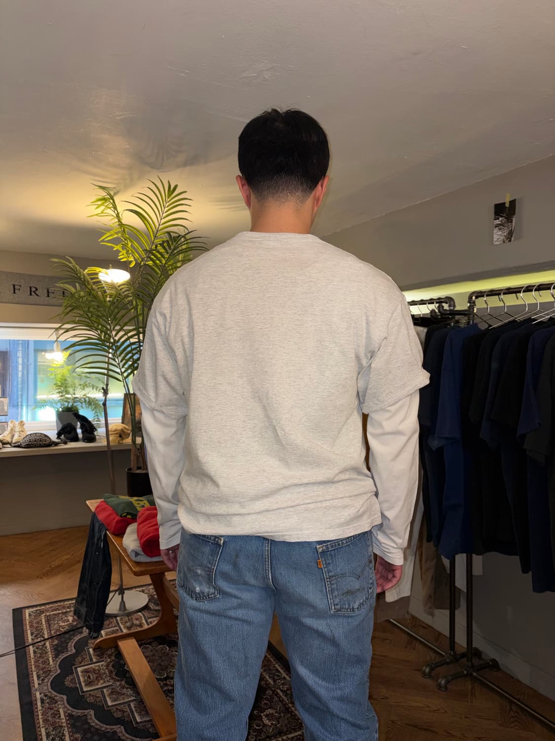 90’s Nike big swoosh logo print T-shirt  상품이미지8