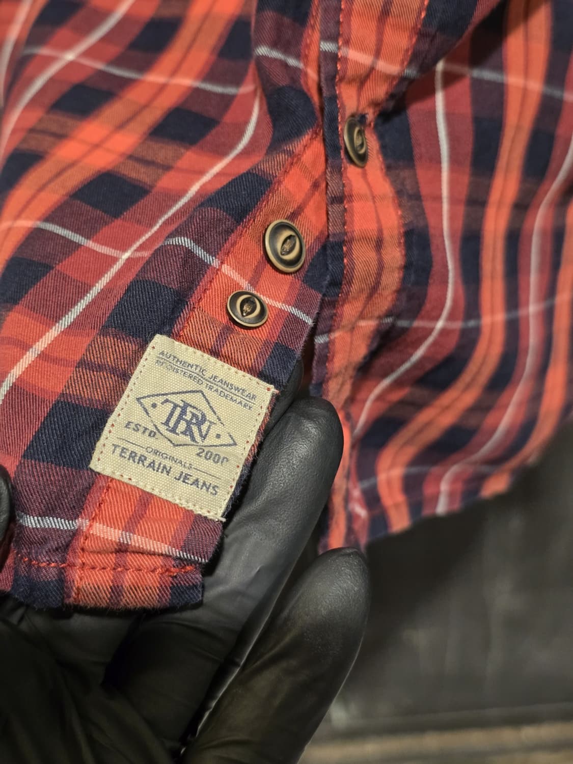 Indian Terrain Plaid Long Sleeve Shirt 상품이미지4